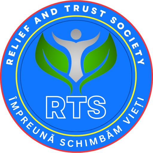 Sigla Asociației Relief and Trust Society — Împreună schimbăm vieți